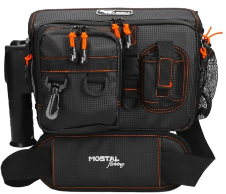 Mostal Anglertasche Taipan 725 wasserdichte Angeltasche mit 2 Boxen