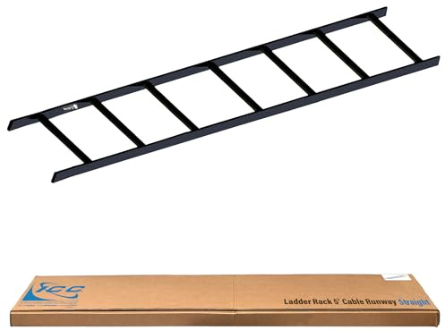 ICC Cable Runway Rack 5' Straight Section, 16-Gauge Steel, Made in USA
