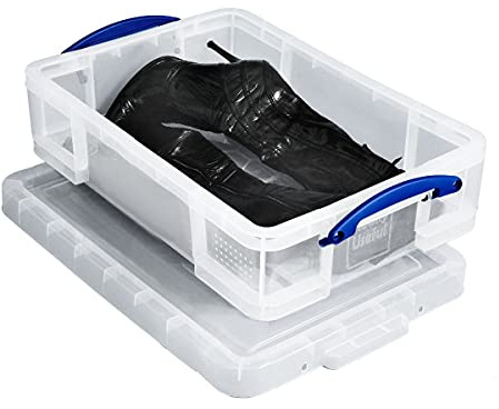 Really Useful Box Plastic Storage 24.5 Litre Clear