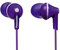 Panasonic Ecouteurs intra-auriculaires RP-HJE125E-V I Aimant neodyme Micro Design ergo fit violet - Version Française