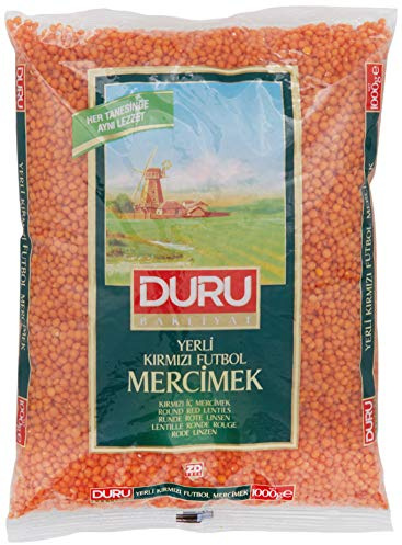 Duru Lentilles rouges turques rondes 1 kg