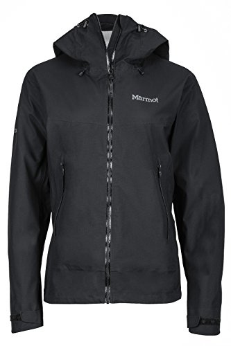 Marmot Dam wm's Starfire Hardshell regnjacka, vindtät, vattentät, andas SVART M