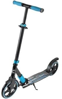 Bandits & Angels Kinderroller Black Racer 205 Blau ab 5 Jahren für Jungen und Mädchen – Roller für Kinder – zusammenklappbar – Verstellbarer Lenker – Roller mit Fußbremse