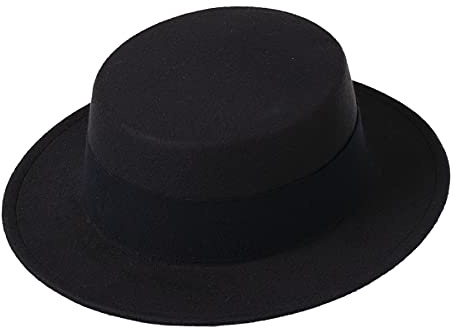 COSDREAMER Chapeau Melon Espagnol Homme Femme Chapeau Punk