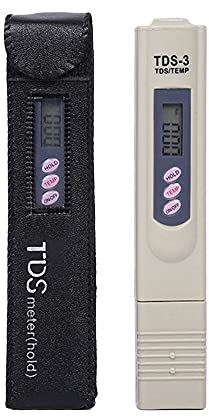 Bestgle TDS Tester Temperatura Acuario Piscina Hidroponia Monitor Calidad, Prueba de Calidad del Agua 0-14 pH, 0-19990ppm Calibración Automática Medidor de TDS Exacto