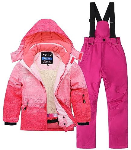 AIMISYOU Teen Girls Ski Jacket and Pants Size 14-15 Snowboard Suit Kid Winter Rain Coats
