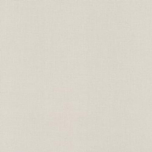 Rasch Tropical House 688047 Papier peint intissé uni aspect lin Beige