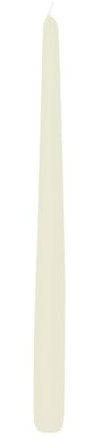 Wiedemann Kerzen Spitzkerzen durchgefärbt Elfenbein 400 x Ø 25 mm, 6 Stück