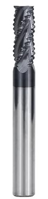 1pc VHM Schrupp Schaftfräser 4 Flöte CNC Fräser Bits Fräser for 50HRC Metall Schruppbearbeitung 4mm bis 12mm(6xD6x15x50L)