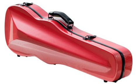 Geigenkasten Der 4/4-Geigenkoffer Aus Kohlefaser Ist Leicht Wasserdicht Und Einfach Zu Transportieren(Red)