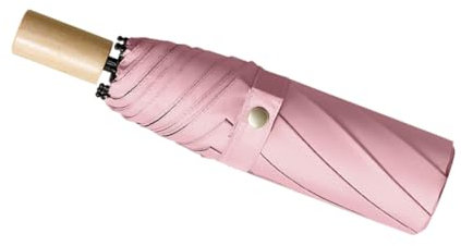Beavorty Parapluie Pliant de Protection Solaire UV Upf 50＋ Rose
