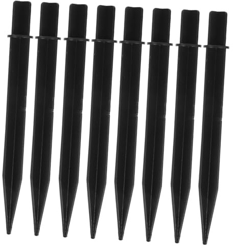 HYTROVE 10Pièces Piquets Piquets de Remplacement pour Lumières Solaires Accessoires de Jardin Robustes Durables Faciles à Installer Compacts