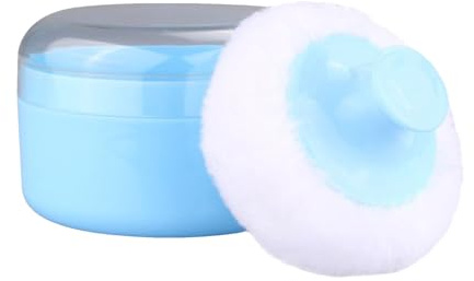 Puff box, Applicator Holder Travel, Travel Powder Puff Holder, ABS, Multi-Purpose Storage, Lightweight Design for Daily Caregivers Home Face Under Arms Shoulders Bedroom
