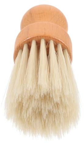 Anneome Brosse à Dépoussiérer à Poils Doux avec Manche Bois Brosse de Nettoyage pour Voiture Bureau et Maison Joints et Surfaces Délicates