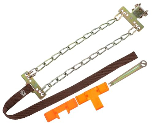 VALICLUD Cadena Antideslizante para Nieve para Coches y Todoterrenos Cadena de Emergencia de Acero Resistente para Neumáticos Fácil Instalación para Invierno Seguro