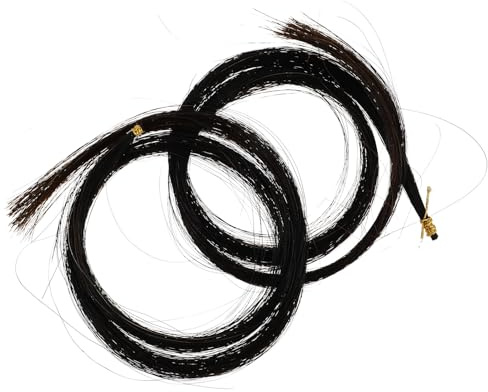 UTHCLO Bratschenbogen Rosshaar Schwarz Langlebiges Pferdehaar Ersatz für Bogen Robustes Material Formstabil Geeignet zur Reparatur Beschädigter Bratschenbögen