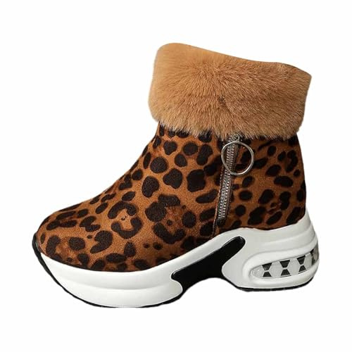 Apres Ski Femme Bottes De Neige Hiver Apres-Ski Pour Imperméable Chaussure Bottines Chaussures Après-Ski Fourrees Impermeable Botte Chaude Grand Froid Après Randonnée Bottine Fourrées Boots D'hiver