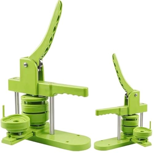 Heart-Shaped Pin Badges Making Machine, 57MM Button Punching Press, DIY Maker for Heart(Rotating-Style)