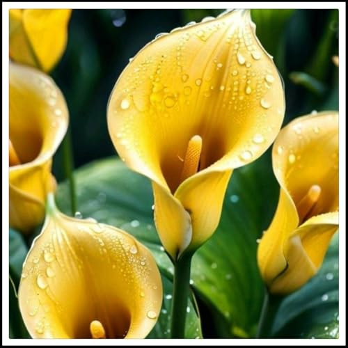 Bulbi di calla/misti/bulbi di calla selezionati/tolleranti al freddo e alla siccità/adatti per la decorazione di giardini e balconi【NVNJHJN】-2 bulbi-F