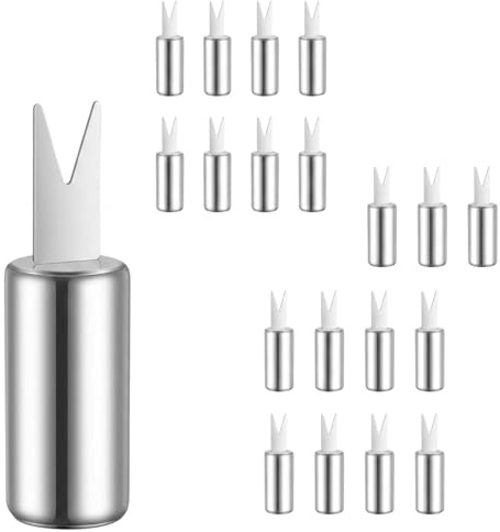 Corn on the Cob Holders, Sweetcorn Holders, Corn on the Cob Skewers, Corn Cob Holders, Corn on Cob Forks, Chicken Skewers, Stainless Steel Barbecue Corn Forks, 20-Piece Set