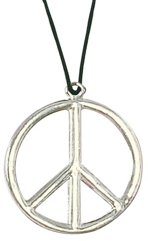 Hippie Medallion Metal Accessory for Boot Fancy Dress