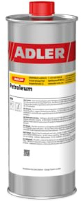 ADLER Petroleum 1l | Farblose, geruchsneutrale Flüssigkeit mit hoher Lösekraft für Öle, Fette und Wachse, auch als Brennstoff