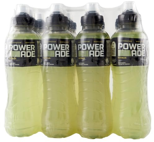 Powerade Citrus Charge - Drink isotonische Sport erfrischende Zitrus-Aroma - Flasche 500 ml
