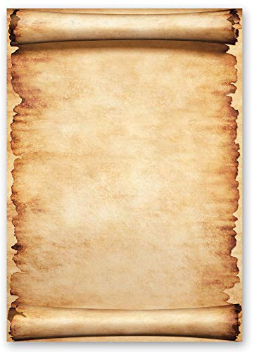 Motif Letter Paper! Antique & History Old Paper Old Style Parchment 250 Sheets DIN A4 - Paper-Media