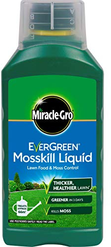 Miracle-Gro EverGreen Mosskill Liquid Concentrate Lawn Food and Moss Control, 66 m2
