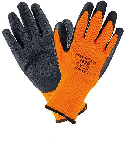 GDAK24 Thermo Winter Arbeitshandschuhe Gr 10 Latex Warme 12 Paar