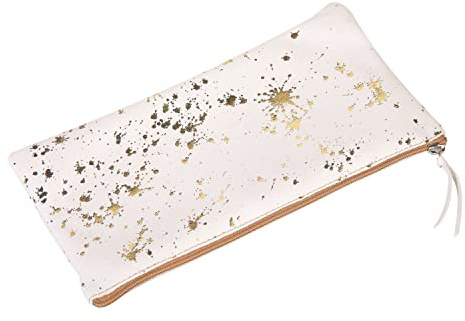 Clairefontaine 400065C Penale Cosmicuir flach 22x11cm Lammwildleder gold