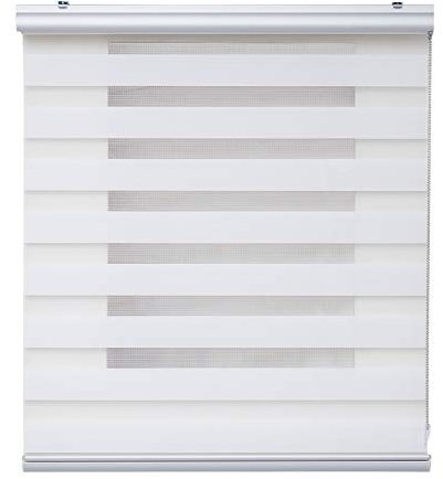STORESDECO Premium Doppelrollo mit Bohren 250H x 180B cm für Fenster & Türen - Zuverlässiger Licht- & Sichtschutz - Kindersichere Rollos für Fenster mit Bohren & Einfacher Montage - Mit&Ohne Motor