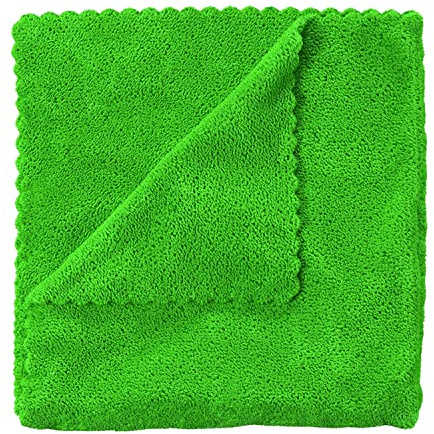 ADBL Neon Mikrofasertücher: Lackschonende Mehrzwecktücher mit 250GSM - fusselfreie Allzweck Reinigungstücher Auto & Motorrad - Auto Microfasertücher | 40x40cm (10 STK.)