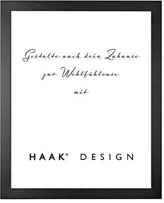 HaakDesign Bilderrahmen Tokio in Schwarz 45 X 60 cm schlicht modern