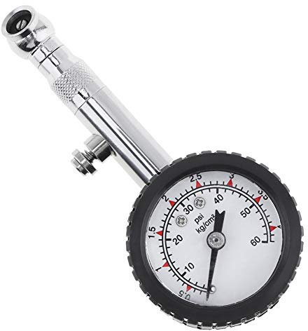 Reifendruckprüfer Luftdruckprüfer Reifendruckmesser aus Metall Automatischer Reifendrucktester 0 PSI Tragbar Digitaler Reifendruckmesser für Auto LKW Motorrad Fahrrad