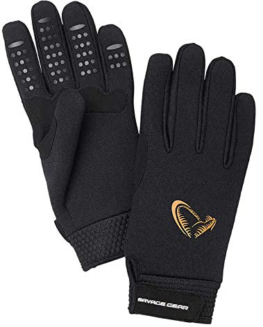 Savage Gear Neoprene Stretch Gloves Black - Angelhandschuhe