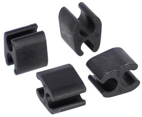 XLC Winora Unisex – Erwachsene XLC Kabelclip, Schwarz, OneSize