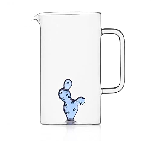 Ichendorf Milano Garrafa Cactus, Collezione Mediterraneo, 155 cl, Vidrio Borosilicato, Hecho a Mano Diseño: Alessandra Baldereschi