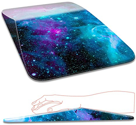 Tappetino per mouse ergonomico con supporto per il polso, spesso tappetino per mouse per alleviare il dolore al tunnel carpale, tappetino per mouse in memory foam con base antiscivolo in PU, tappetino