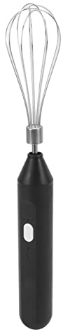 Mousseur À Lait Rechargeable Portatif, 3 Modes de Vitesse Réglables, Mélangeur de Mousse de Boisson de Fouet Électrique de Café Crème, Mini Agitateur de Main pour la Cuisine À la Maison(Le noir)