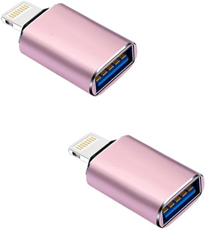 Lightning-auf-USB-Kamera-Adapter, Apple MFi-zertifiziertes USB 3.0 OTG-Kabel für iPhone 14 13 12 11 XS XR X SE 8 7 6 5 iPad zum Anschluss von Kartenleser, Tastatur, Maus, Klavier, USB-Flash-Laufwerk