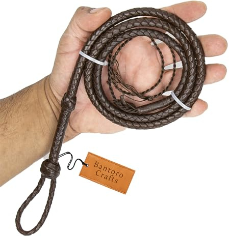 Bantoro Crafts Leather Mini Whip 3 Feet