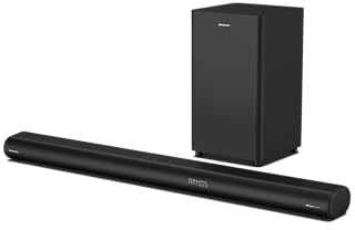 GRUNDIG DSB 3000 Dolby Atmos Soundbar mit Subwoofer, 3.1.2 Kanal Dolby Atmos, 580 Watt max. Musikleistung, Bluetooth V5.3, HDMI (eARC), Optischer Eingang, Aux In, USB, Schwarz