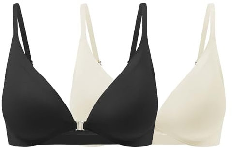 FJKVAVF Tagesangebote Heute Sale Bustiers Damen Grosse Groessen Neckholder Sport BH Damen BH Vorne Verschliessbar Ohne Buegel Gemuetlicher BH Damen Damen Kleidung Sale Sale
