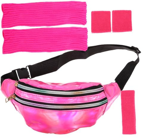 LIFKOME Set Aus Stirnband Und Beinwärmern Im Vintage-stil – 80er-jahre-kostümzubehör Für Damen