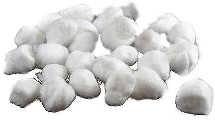 DRESSOOS 400stücke Einweg Medizinische Wattekugeln Weiche Hautfreundliche Baumwollpads Für Abschminken Make-up Entfernen Kosmetik Salonbedarf