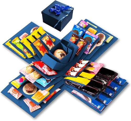 Överraskningsbox, presentförpackning (blå)