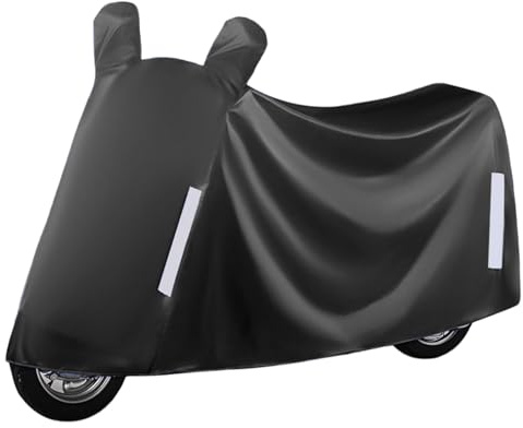 Iouyjiu Telo protettivo per moto, resistente e antipioggia, telo protettivo per moto da cross, veicoli elettrici, uso quotidiano, garage, manutenzione esterna