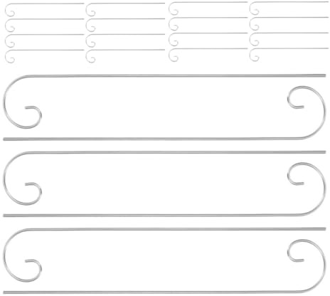 COLLBATH 30 Crochets pour Jardin Deco Jardin Exterieur Metal en Fer Installation Facile pour Étiquettes de Plantes et Parcs