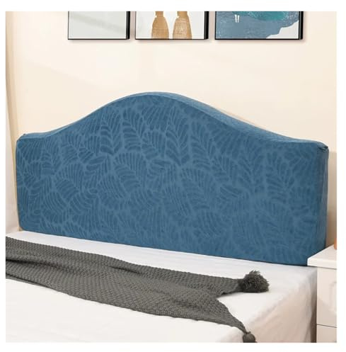 LJKAIML Headboard Cover Elastic Headboard Cover Home Hotel Soft Half Arc Shape All-Inclusive Velvet Protector(6,W220xH70cm)